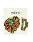 Oversized Scrunchie & Hair Clip Set