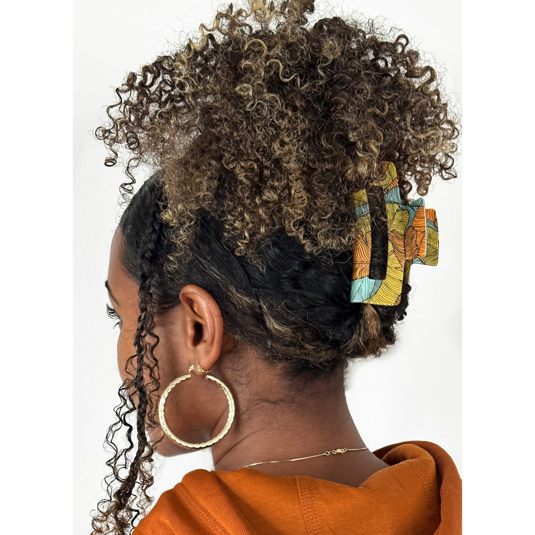 Oversized Scrunchie & Hair Clip Set